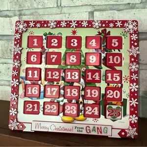 ADLER‎ DISNEY  MICKEY & FRIENDS ADVENT CHRISTMAS CALENDAR TABLE TOP  DECORATION